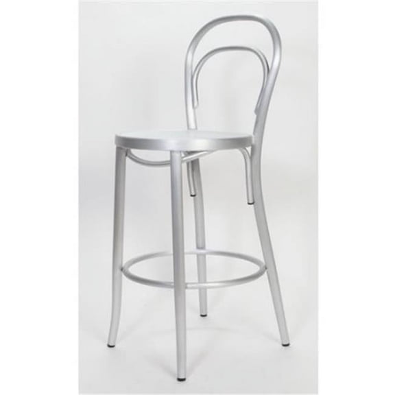 Alston AC-20-30 Vienne Brushed Aluminum Side Chair - 30 in.
