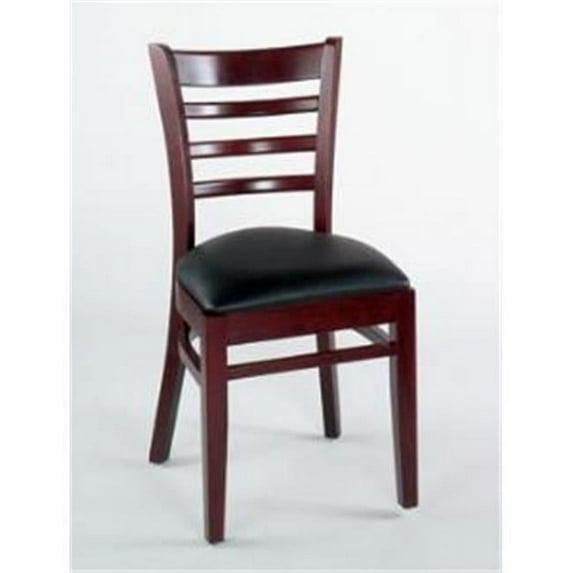 Alston Quality 3637 UP-M-Ivory Diana Chair With Upholstered Seat Mahogany Frame