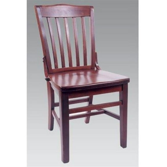 Alston Quality 3641-Mahogany Schoolhouse Chair & Frame