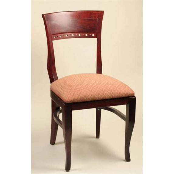 Alston Quality 3650-CHY-Claret Biedermeier Chair Cherry Frame