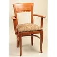 thumbnail image 1 of Alston Quality 3651-N-Blue Ridge Biedermeier Armchair Natural Frame - Blue Ridge, 1 of 1