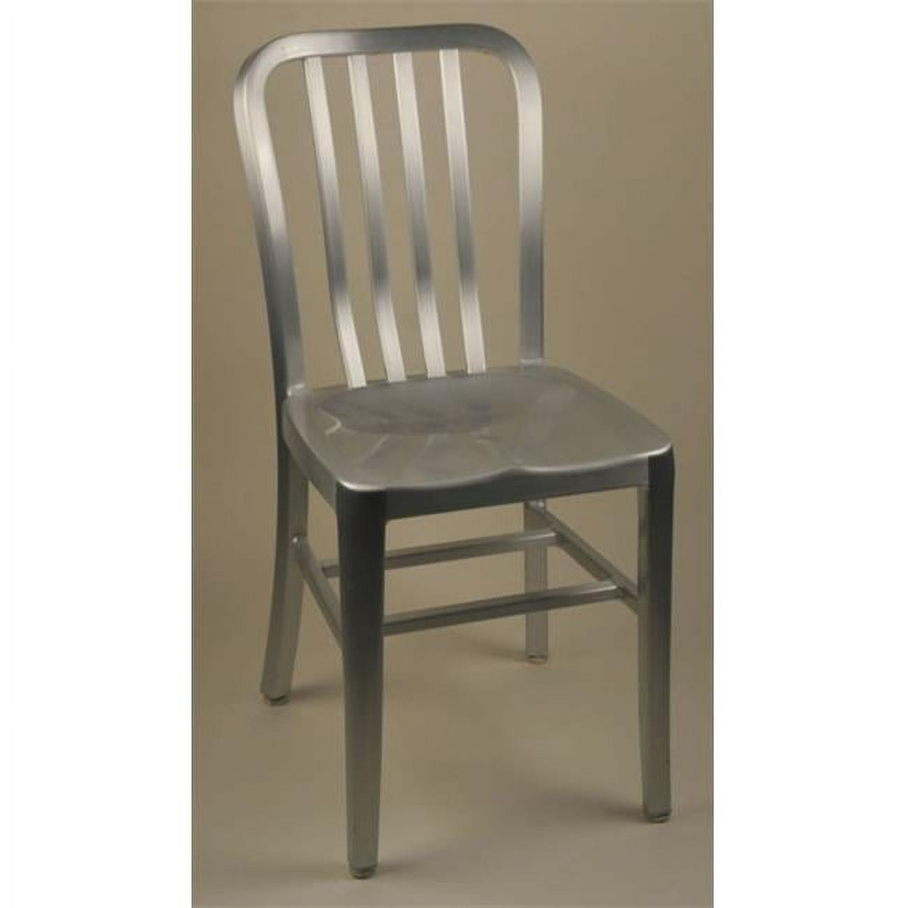 Alston 30" Silver Aluminum Dining Stool