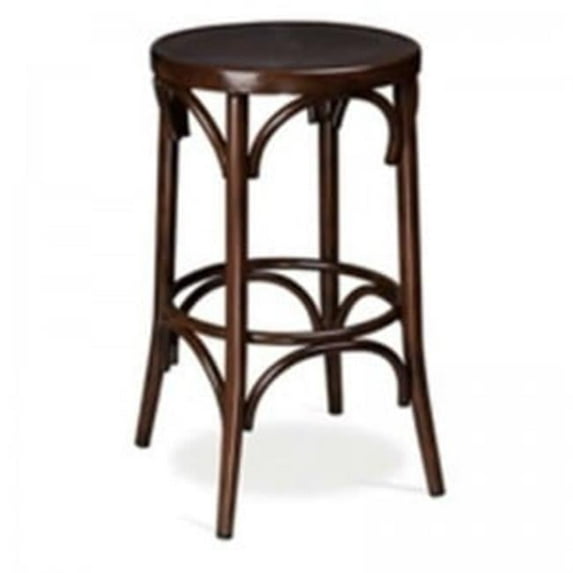 Alston Quality AC3000-30B Backless Bentwood Look Aluminum Stool