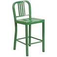 thumbnail image 1 of Alston Quality FM2700-24G 24 in. Metal Dining Counter Stool, Green, 1 of 7