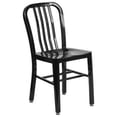 thumbnail image 1 of Alston Quality FM2700B Metal Dining Chair, Black, 1 of 7