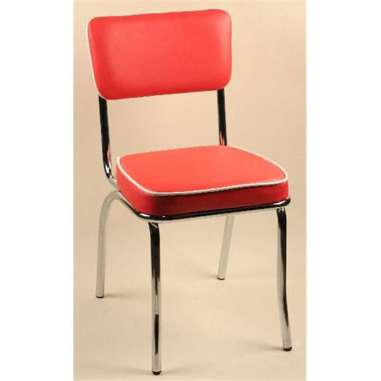 Alston Quality TK1080-RED Retro Dining Chair