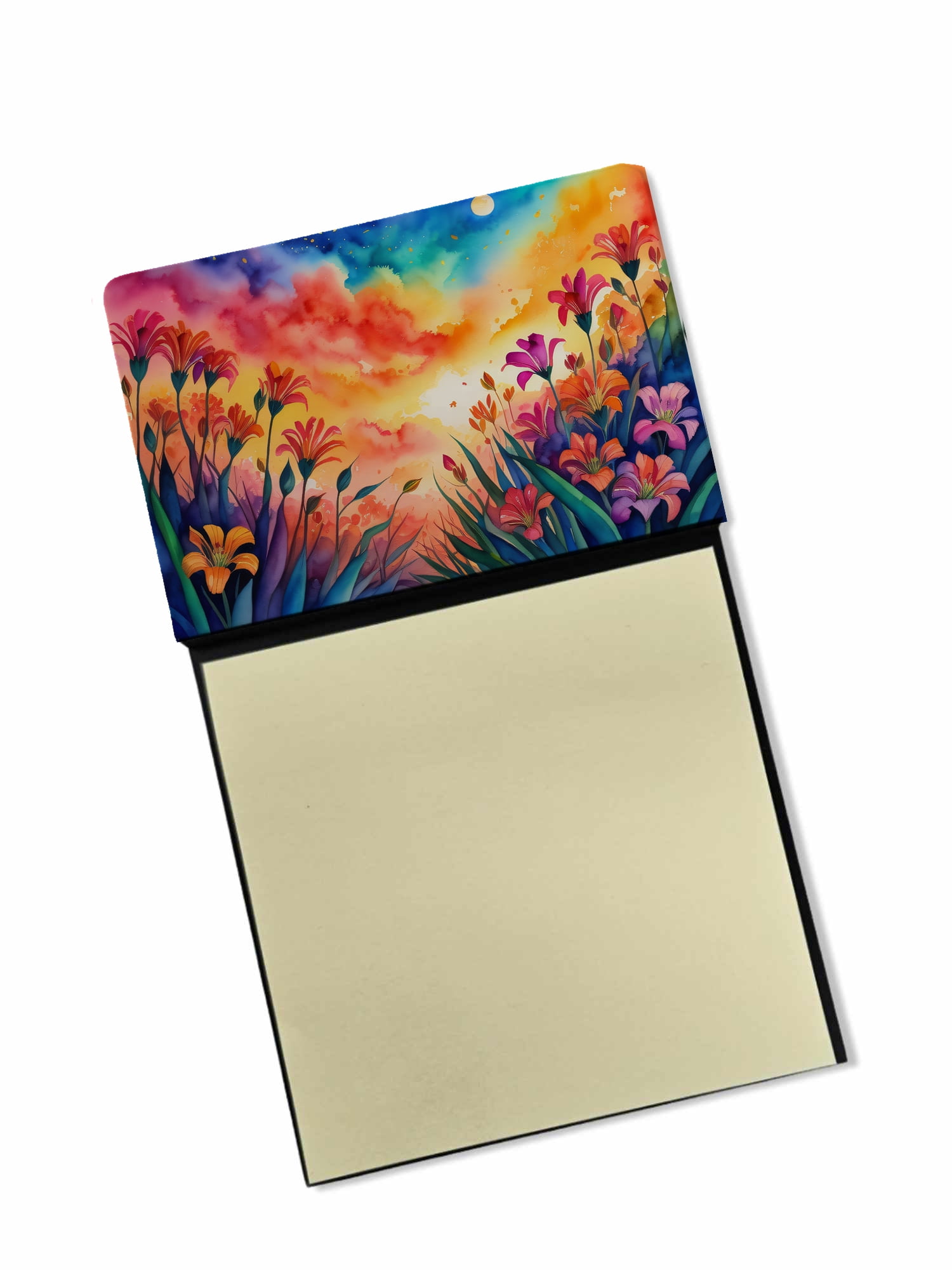 Alstroemerias in Color Sticky Note Holder 3.25 in x 5.25 in