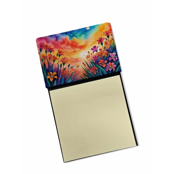 Alstroemerias in Color Sticky Note Holder 3.25 in x 5.25 in