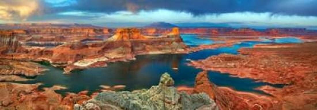 Alstrom Point at Lake Powell Utah USA Canvas Art - Frank Krahmer (10 x 20)