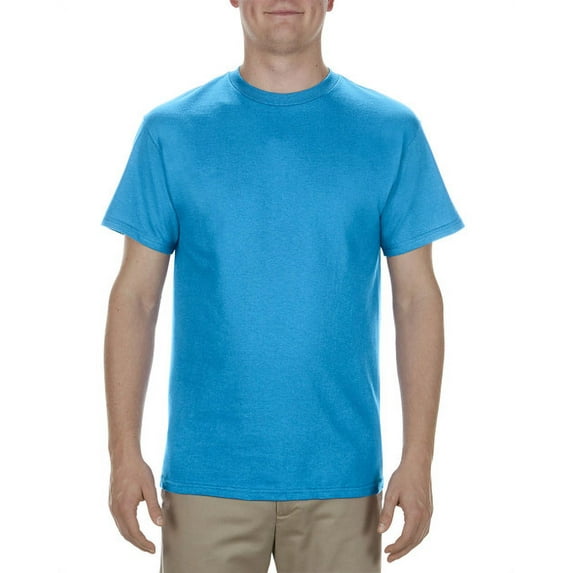 Alstyle AL1901 Adult 5.1 oz., 100% Cotton T-Shirt Turquoise 2XL