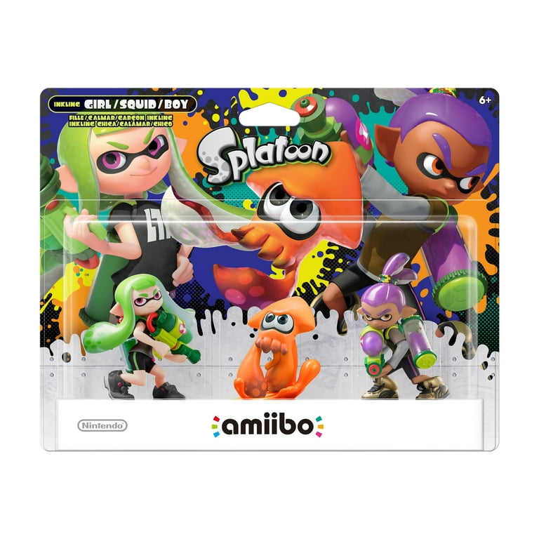 Alt Color 3-Pk, Splatoon Series, Nintendo amiibo, NVLEAE3C