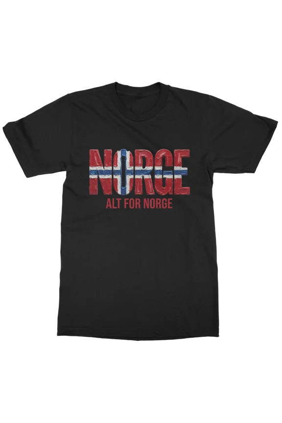 Alt For Norge Norway Supporters 2026 Soccer Fans Unisex T-Shirt, S-5XL