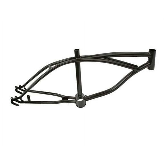 Alta 16" Steel Bicycle Lowrider Bike Frame, (Black)