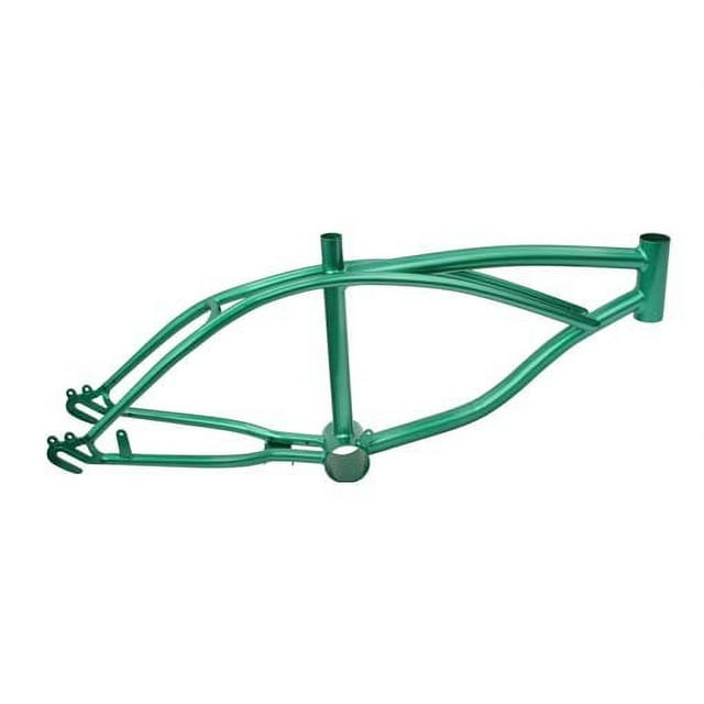 Alta 16" Steel Bicycle Lowrider Bike Frame, (Green)