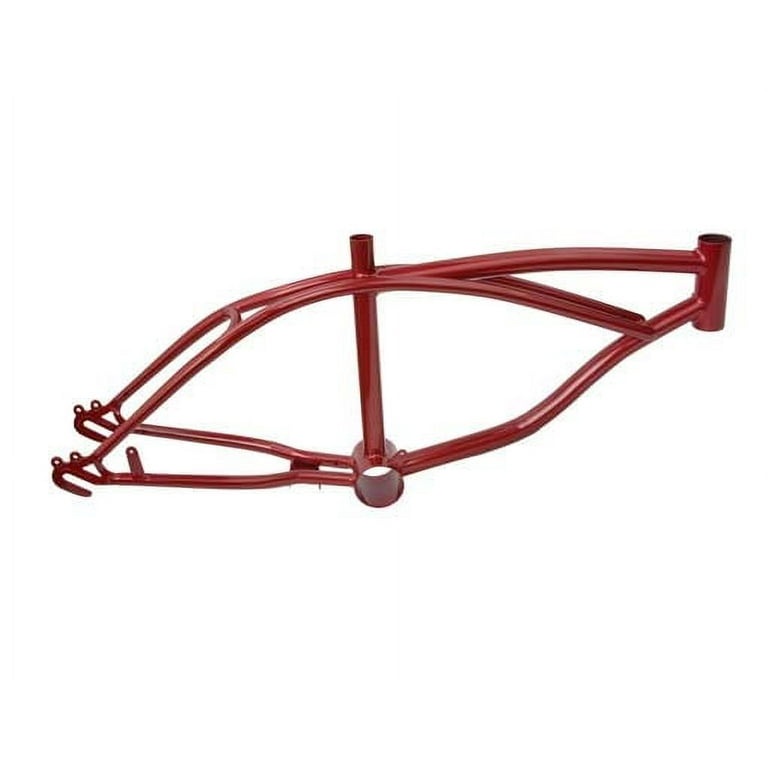Bike Frameset 26 Inch Lowrider Bike Parts Alta 16" Steel Bicycle Lowrider Bike Frame, Multiple Colors (Red) Bike Frameset 26 Inch Lowrider Bike Parts Alta 16" Steel Bicycle Lowrider Bike Frame, Multiple Colors (Red)
