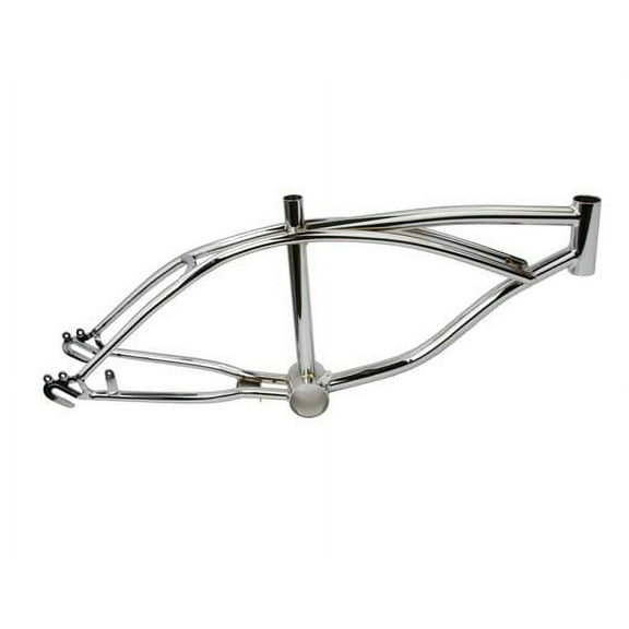 Alta 16" Steel Bicycle Lowrider Bike Frame, (Steel Bicycle Chrome )