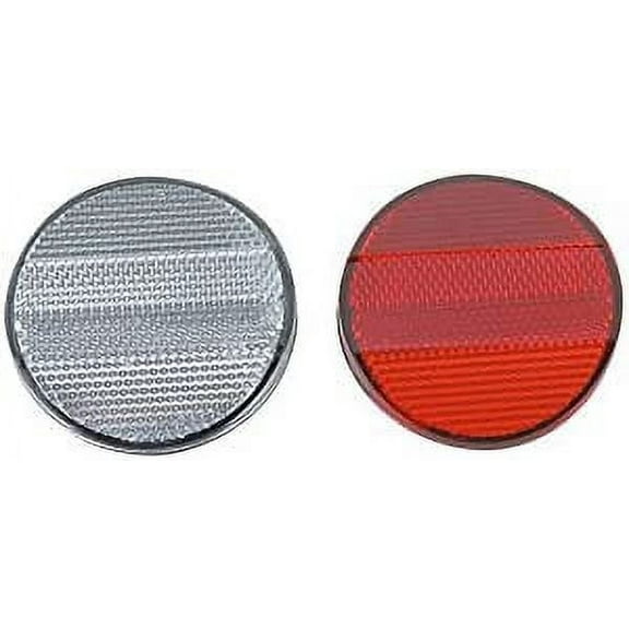 Alta 2" Round Bicycle Reflector, Various (Set)