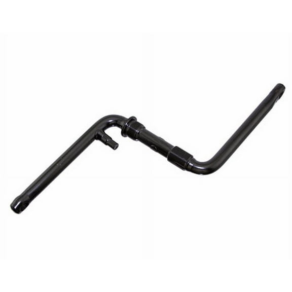 Alta 6 1/2 One Piece Bike Crank, 165mm, (Black)