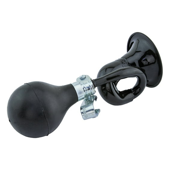 Alta 7 1/4" Bugle Bicycle Horn Multiple Colors (Black)