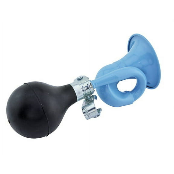 Alta 7 1/4" Bugle Bicycle Horn Multiple Colors (Blue)