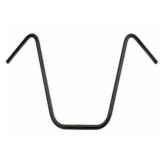 Alta Ape-Hangers Bicycle 22.2mm Handle Bars, Multiple Sizes and Colors (Black, 19")