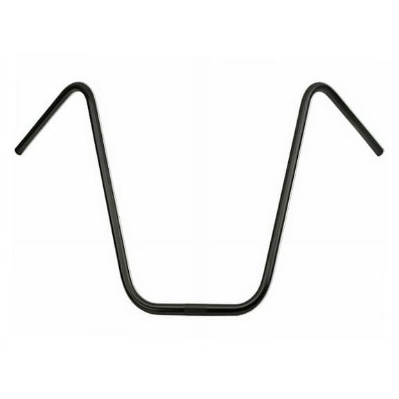 Alta Ape-Hangers Bicycle 22.2mm Handle Bars, Multiple Sizes and Colors (Black, 19")