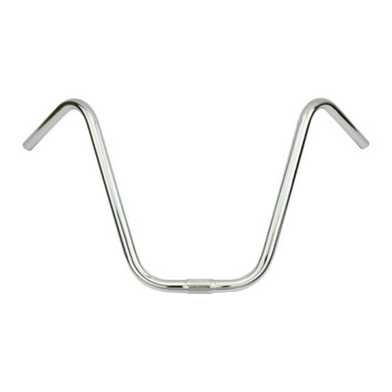 Alta Bicycle 13" V Bike Handle Bars, 25.4mm, Multiple Colors (Chrome, 13")