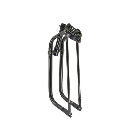 Alta Bicycle 20" Black Steel Plated Vintage Lowrider Spring Fork 1" Threaded