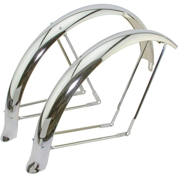 Alta Bicycle 26" Flared Adjustable Balloon Fender Set, Multiple Colors