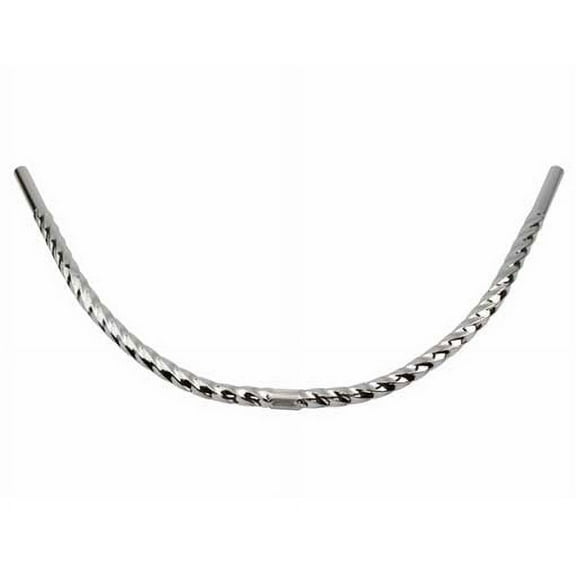 Alta Bicycle Beach Cruiser Twisted Moon 25.4mm Bike Handlebar, Multiple Colors (Chrome)