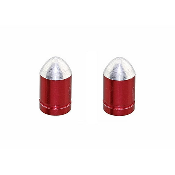 Alta Bicycle Bike BicycleBullet Presta Bike Valve Caps, Multiple Colors (Red)