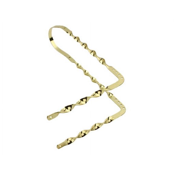 Alta Bicycle Gold Sissy Bar 90 Bent Flat Twisted