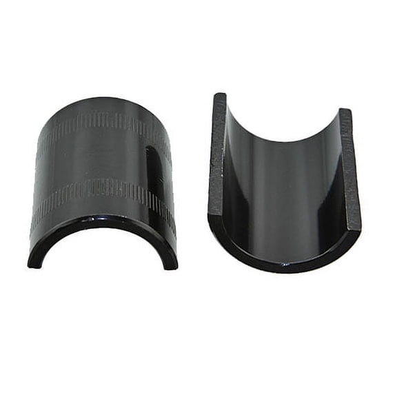 Alta Bicycle Handle Bar Shims, Multiple Sizes & Colors. (Black, 25.4mm/31.8mm)