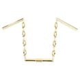 thumbnail image 1 of Alta Bicycle Lowrider Flat Twisted Bike Handle Bars 25.4mm, Multiple Sizes and Colors (Gold, 15"), 1 of 1