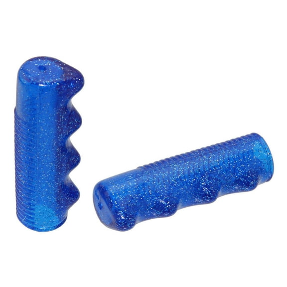 Alta Bicycle Mini Lowrider Sparkle Flake Bicycle Grips, Multiple Colors. (Blue)