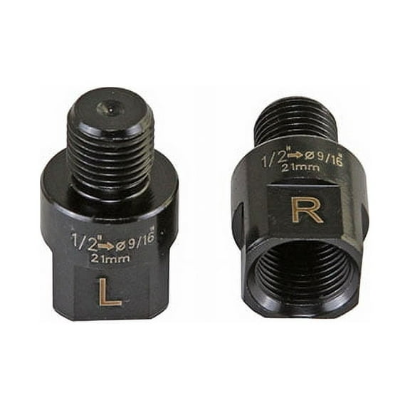 Alta Bicycle Pedal Adapter Fits 1/2" Cranks & 9/16" Bike Pedals