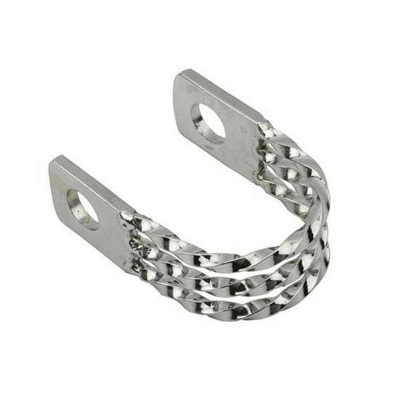 Alta Bicycle Steel Lowrider Twisted Seat Post Clamp, Multiple Colors. (Steel Bicycle Chrome )