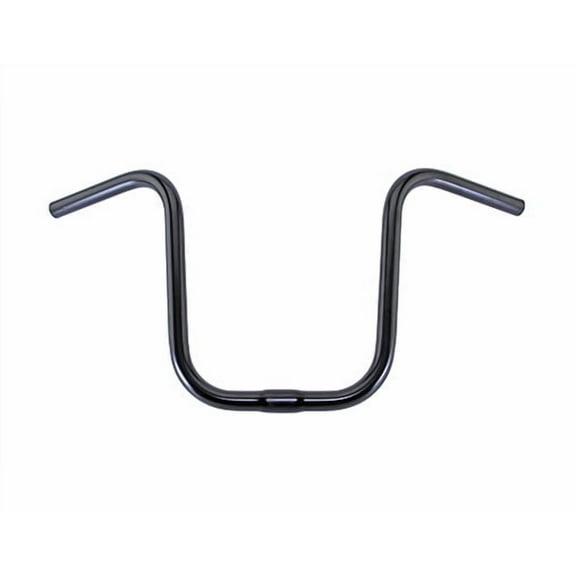 Alta Bicycle U Style 25.4mm Handle Bars, Multiple Sizes and Colors. (Black, 11")