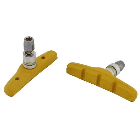 Alta Bike Brake Pads W/Nut, 70mm, (Yellow)