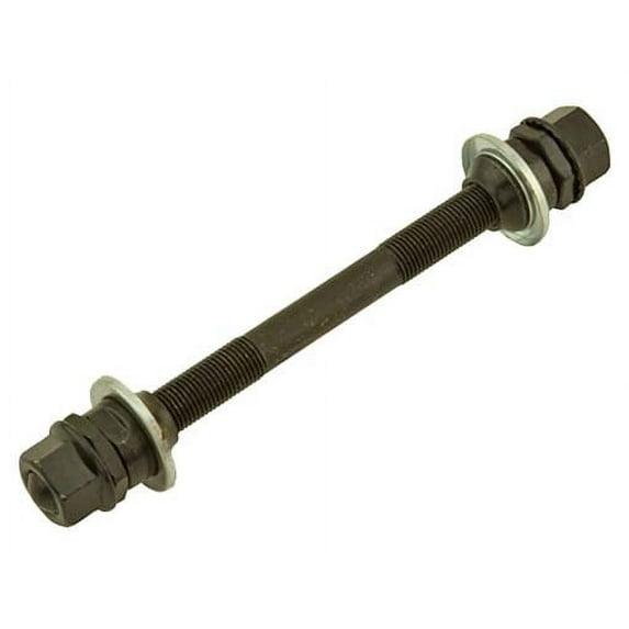 Alta Bike Front Hub Axle 3/8" x 140mm Long, Multiple Colors (Black)