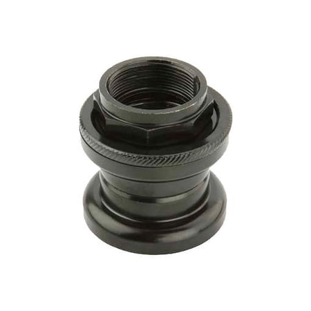 Alta Bike Steel Threaded Headset, Multiple Sizes and Colors (Black, 21.1mm)