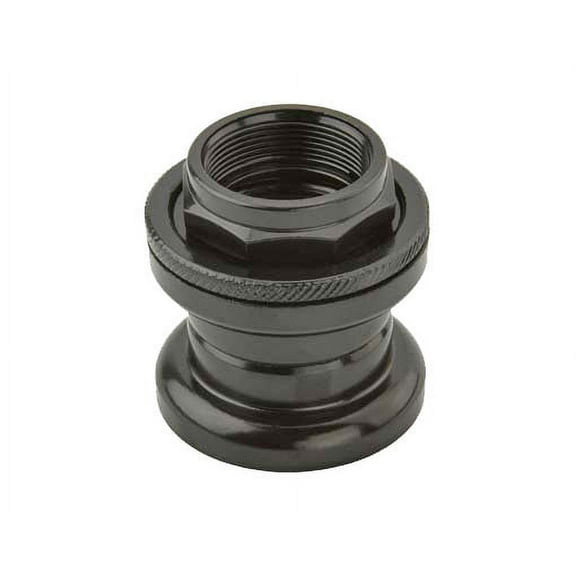 Alta Bike Steel Threaded Headset, Multiple Sizes and Colors (Black, 22.2mm)