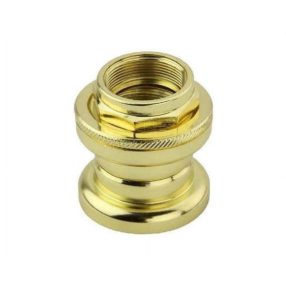 Alta Bike Steel Threaded Headset, Multiple Sizes and Colors (Gold, 22.2mm)