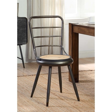 Alta Collection Folding Chair Metal in black and gray