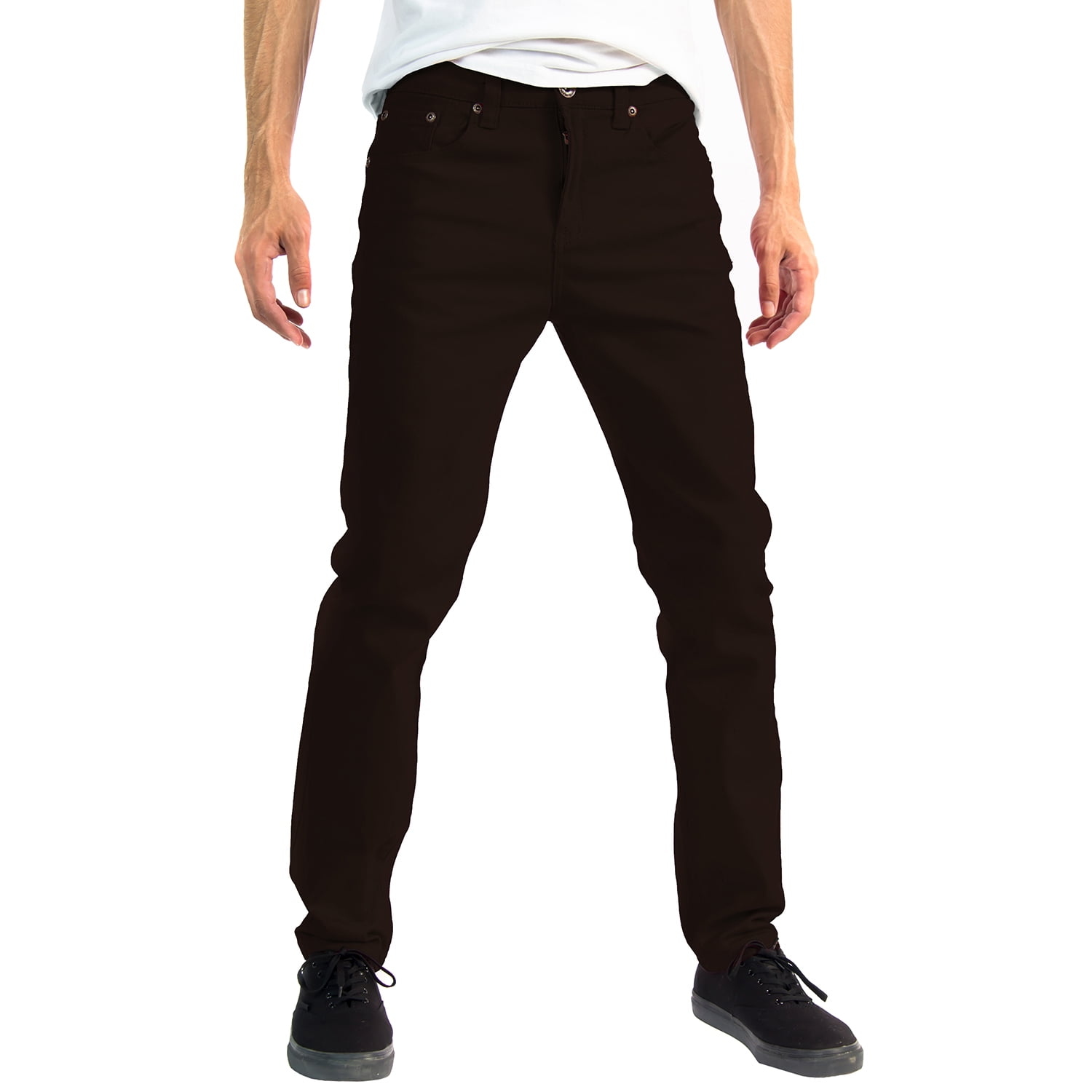 Alta Designer Fashion Mens Slim Skinny Denim Jeans - Red - Size 30 - Walmart.com
