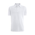thumbnail image 1 of Alta Fashion Designer Mens Classic Fit Cotton Polo Shirt in White - Large, 1 of 3