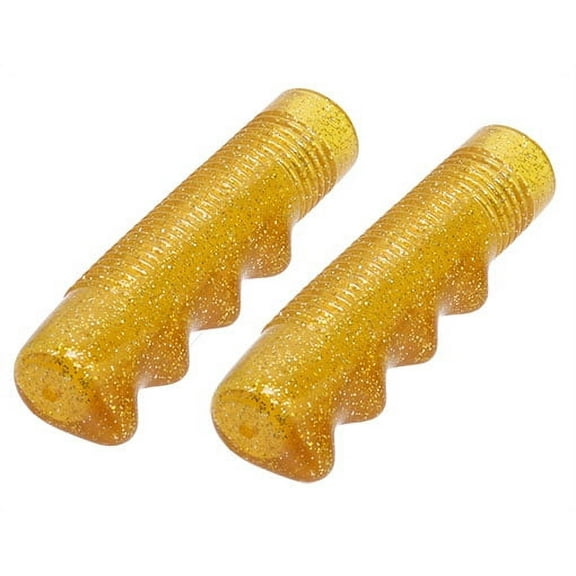 Alta Glitter Flake Lowrider Bicycle Sparkle Grips (Gold)
