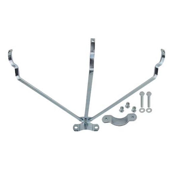 Alta Hollow Hub Rear Fender Braces Steel Bicycle Chrome (24")