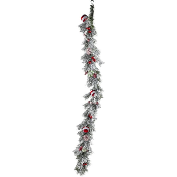 Alta Innova G48 MFGC8092X6X 6 ft. Garland with Berries, Ornaments & Candy