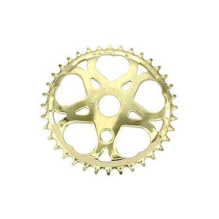 Alta Lowrider Sweet Heart Bike Sprocket/Chainring, 1/2 X 1/8, 36T, (Gold)